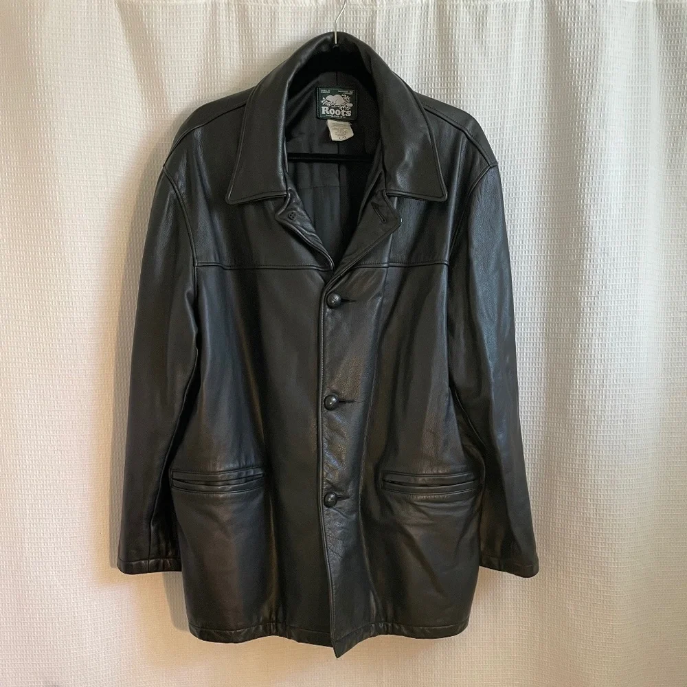 Roots | Jackets & Coats | Oversized Vintage Lined Roots Leather